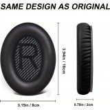 Ersatz-Ohrpolster für Bose QuietComfort QC2/QC15/QC25/QC35/QC45/SoundLink/SoundTrue - Weiss