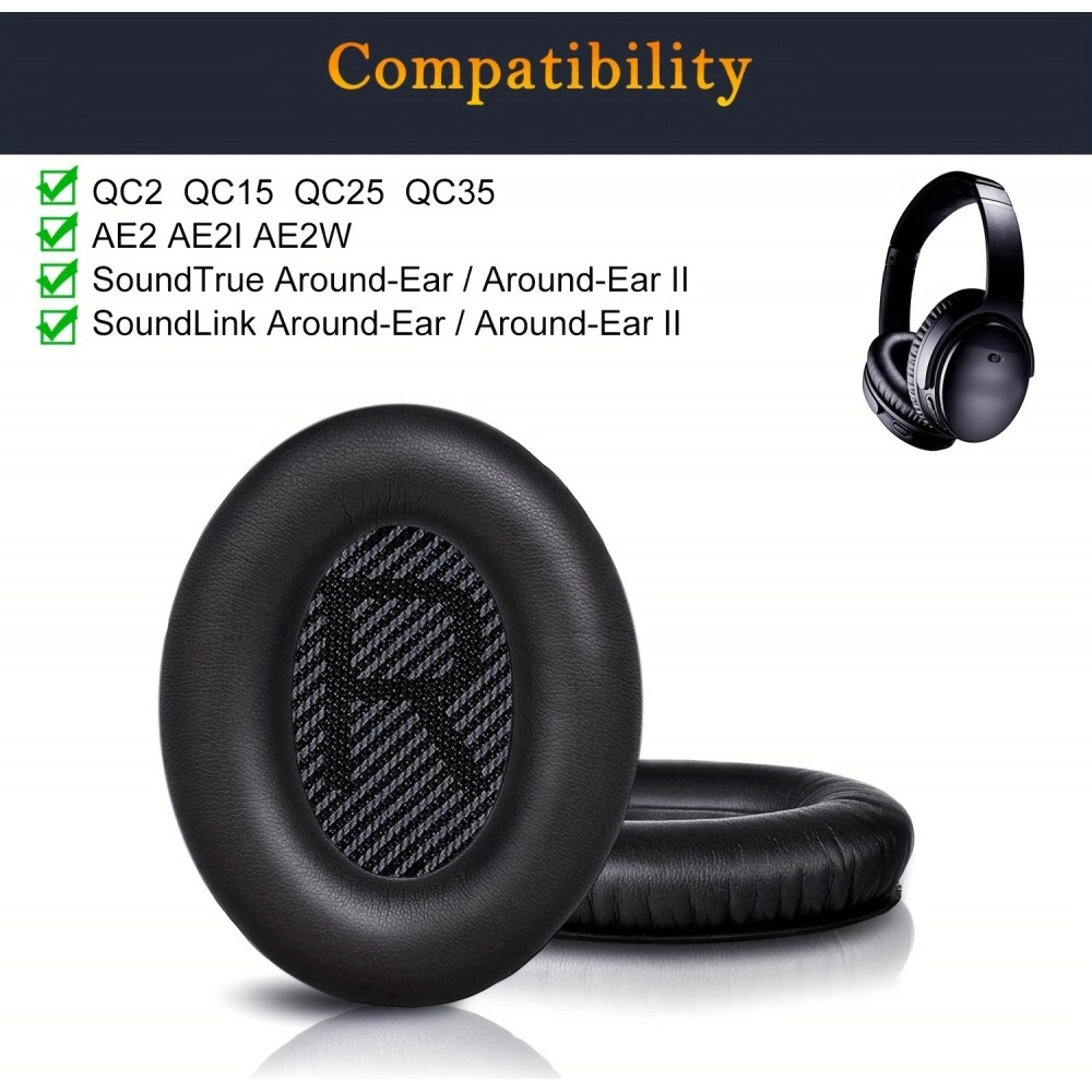 Ersatz-Ohrpolster für Bose QuietComfort QC2/QC15/QC25/QC35 - Beige