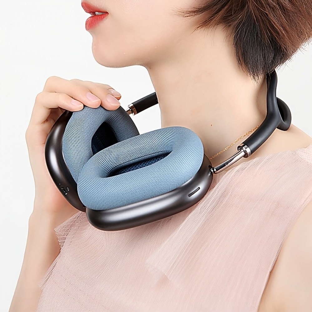 Ultra-weiche Memory-Schaum Mesh-Ersatzpolster mit verstärktem Magnet (2er Set) - Weiss - AirPods Max