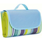 Extra-große tragbare wasserdichte Picknickdecke sandabweisend für Camping, Strand und Park (200 x 200 cm)