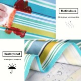 Extra-große tragbare wasserdichte Picknickdecke sandabweisend für Camping, Strand und Park (200 x 200 cm)