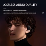 Drahtloser Knochenleitungs-Kopfhörer 1 Stück - Hängendes Headset für Sport + Laufen + Fahren - Weiss