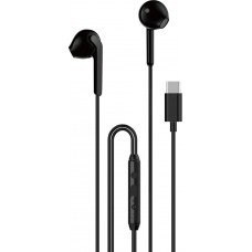 Dudao X3C In-Ear USB-C Kopfhörer 1.2m Kabelgebunden Hochwertiger Klang - Schwarz