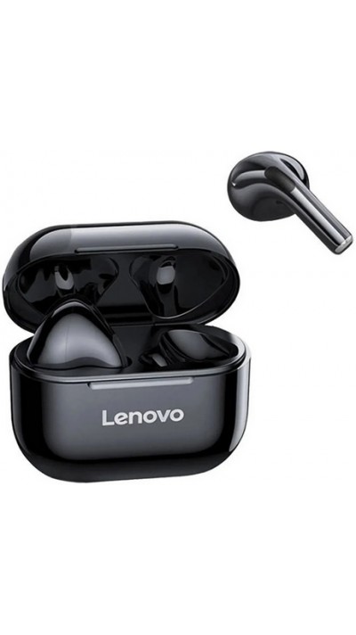 Lenovo LivePods LP40 kabellose Bluetooth 5.0 Kopfhörer wireless earbuds mit USB-C & HD Voice Call - Schwarz