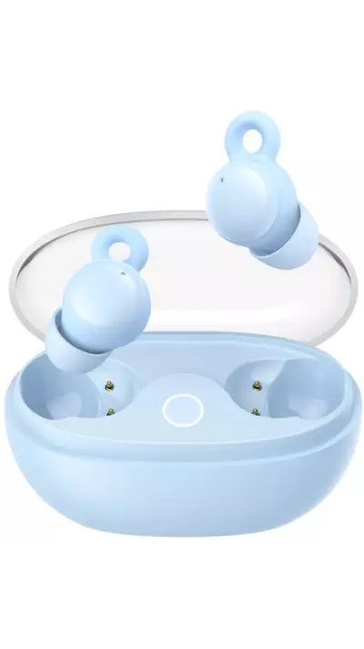 Joyroom JR-TS3 TWS Bluetooth 5.3 Kopfhörer Ergonomisch und bequem zum Schlafen - Blau