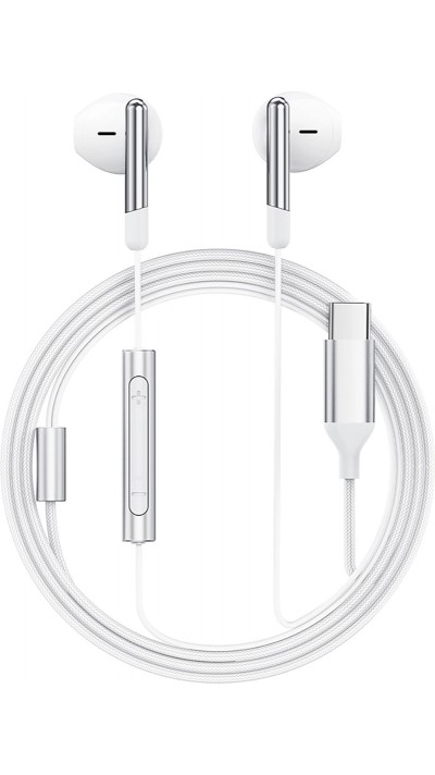 Acefast L3 USB-C Kopfhörer mit Mikrofon - Weiss