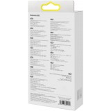 Baseus Encok C17 In-Ear Kabelkopfhörer USB Typ C mit Mikrofon für Smartphone und PC - Weiss