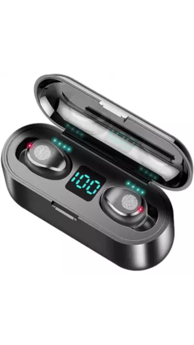 Kabellose Bluetooth Kopfhörer TWS F9 - inkl. Mikrofon, Touch Control und Lade Etui mit LED Anzeige