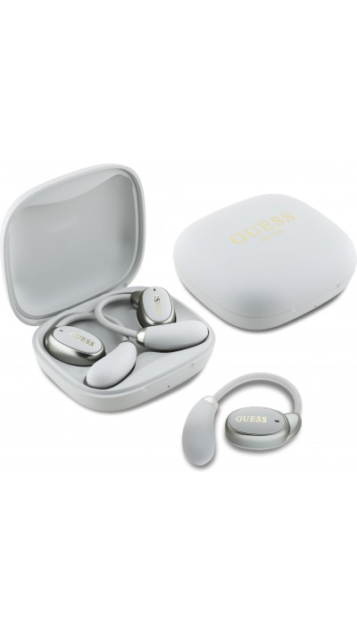 Guess Bluetooth Knochenleitungs-Ohrhörer OWS Satin Soft Touch - Beige