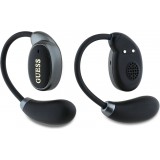 Ecouteurs sans fil Bluetooth Guess OWS à conduction osseuse satin soft touch - Noir
