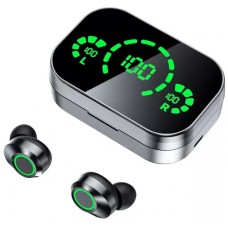 Wireless Bluetooth Kopfhörer In-Ear YD03 BT 5.3 Hifi Stereo LED mit Lade Case - Silber