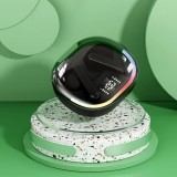 Kabellose TWS-Kopfhörer mit Umgebungslicht + Touch Control + LED-Anzeige für einzelne Batterien - Schwarz