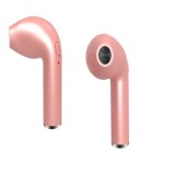 Kabellose Kopfhörer i7S TWS Bluetooth 4.2 - inkl. Verstau- und Lade Etui - Gold Rosa