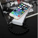 Elegantes Perlen Armband 2 in 1 Ladekabel mit integriertem USB-C Anschluss - Rosa