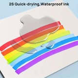 Doppeltipp Permanentmarker Set zum Markieren und Ausmalen (80 Farben)