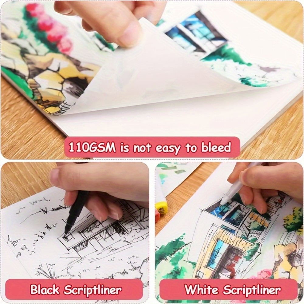 Doppeltipp Permanentmarker Set zum Markieren und Ausmalen (80 Farben)