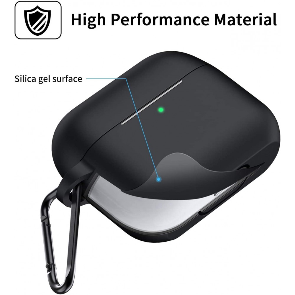 AirPods Pro - Silikonhülle mit Karabiner - Rot