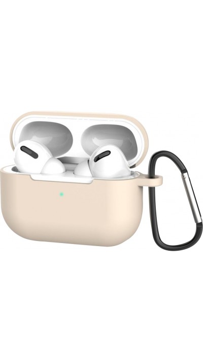 AirPods Pro - Silikonhülle mit Karabiner - Sand