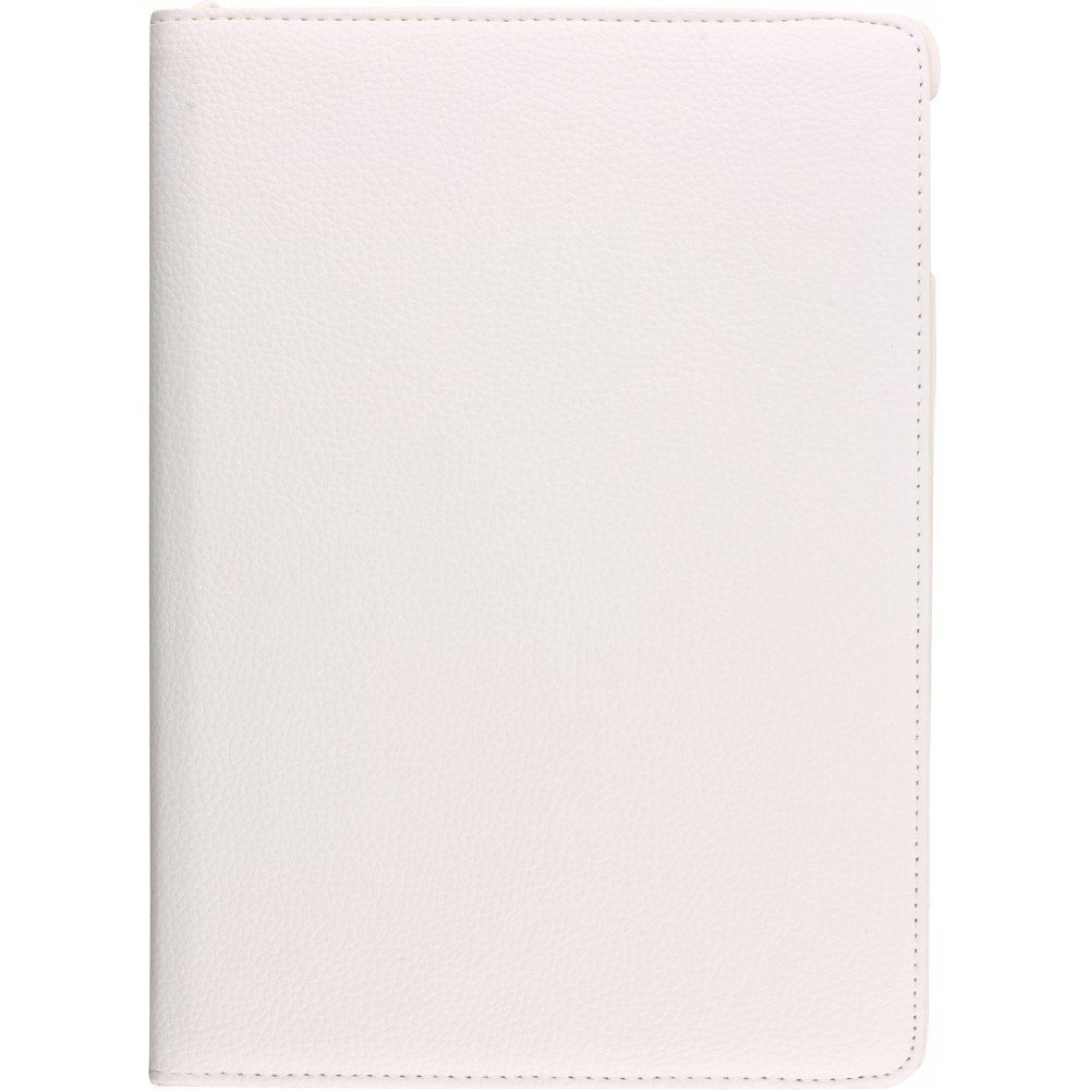 Etui cuir iPad 10.2" (9e gén/2021, 8e gén/2020, 7e gén/2019) / iPad Air 10.5" (3e gén/2019) / iPad Pro 10.5" (3e gén/2017) - Premium Flip 360 - Blanc