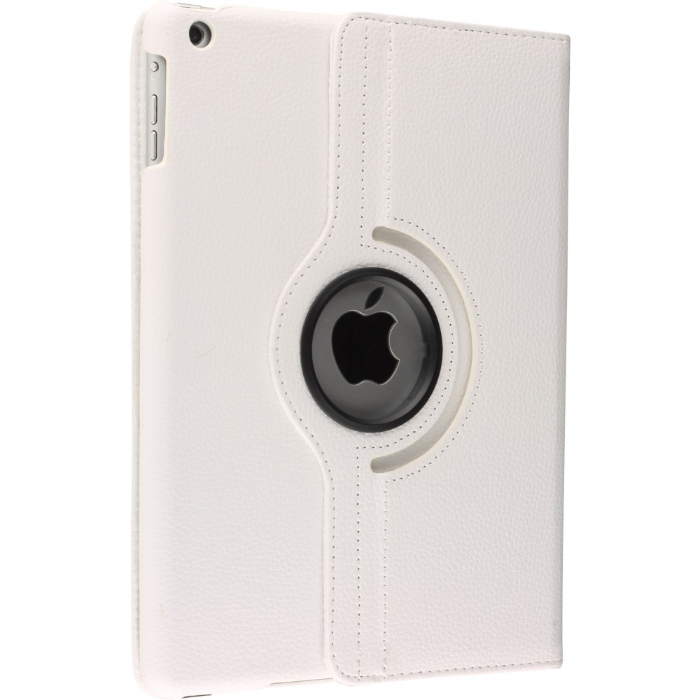 Etui cuir iPad 10.2" (9e gén/2021, 8e gén/2020, 7e gén/2019) / iPad Air 10.5" (3e gén/2019) / iPad Pro 10.5" (3e gén/2017) - Premium Flip 360 - Blanc