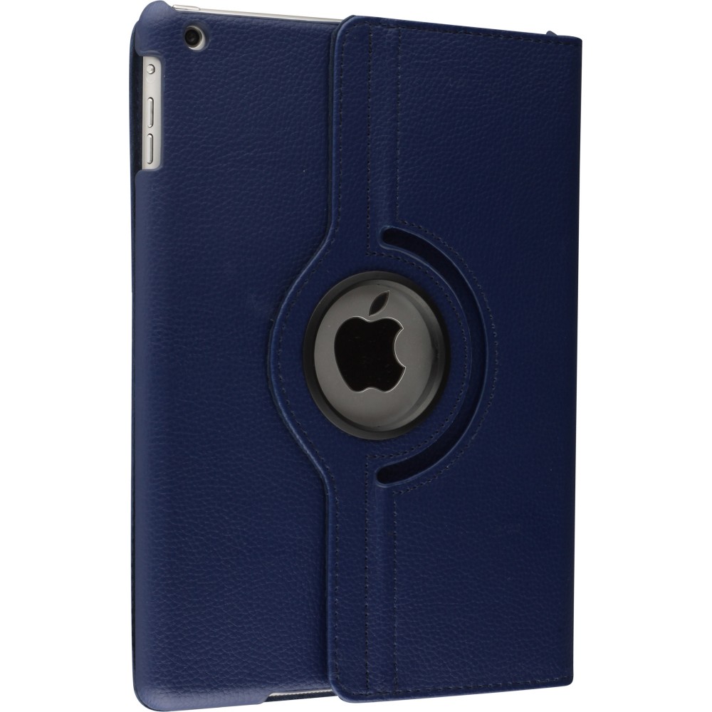Etui cuir iPad 10.2" (9e gén/2021, 8e gén/2020, 7e gén/2019) / iPad Air 10.5" (3e gén/2019) / iPad Pro 10.5" (3e gén/2017) - Premium Flip 360 - Bleu foncé