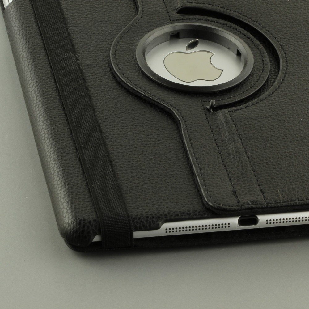Etui cuir iPad 10.2" (9e gén/2021, 8e gén/2020, 7e gén/2019) / iPad Air 10.5" (3e gén/2019) / iPad Pro 10.5" (3e gén/2017) - Premium Flip 360 - Noir