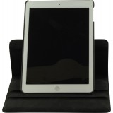 Etui cuir iPad 10.2" (9e gén/2021, 8e gén/2020, 7e gén/2019) / iPad Air 10.5" (3e gén/2019) / iPad Pro 10.5" (3e gén/2017) - Premium Flip 360 - Noir
