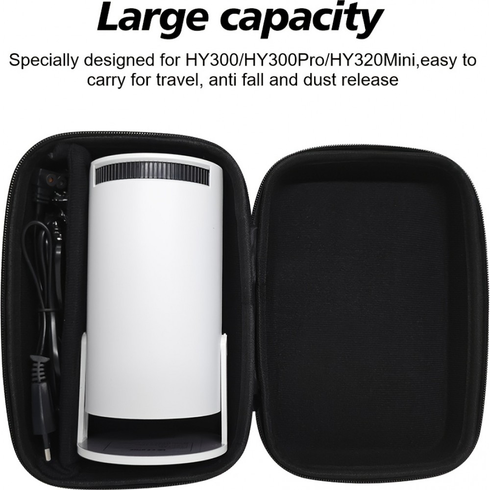 Tragetasche für Projektor HY300 Pro / HY320 - Ideal für Reisen und Schutz - Schwarz
