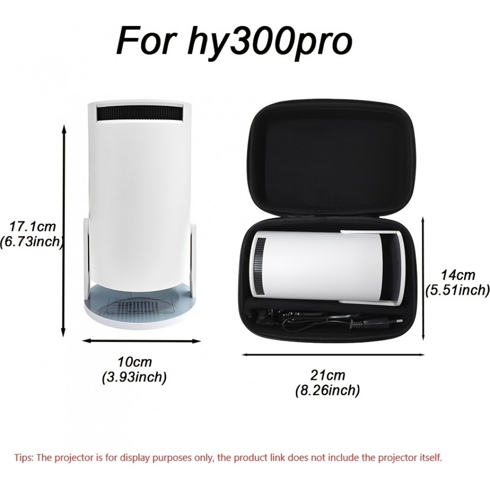 Tragetasche für Projektor HY300 Pro / HY320 - Ideal für Reisen und Schutz - Schwarz