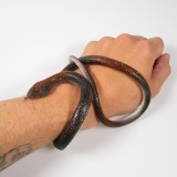 Realistische falsche Schlange Silikon-Spielzeug für Halloween (50 cm) - Zufällige Farbe