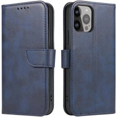 Galaxy S25 Case H&uuml;lle - Magnetischer Klapp-Lederh&uuml;lle - Dunkelblau