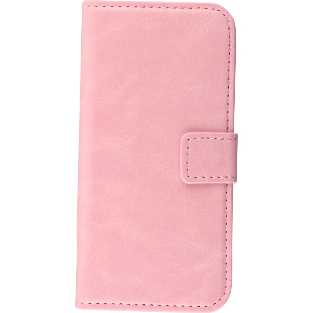Hülle iPhone 5/5s / SE (2016) - Premium Flip - Hellrosa