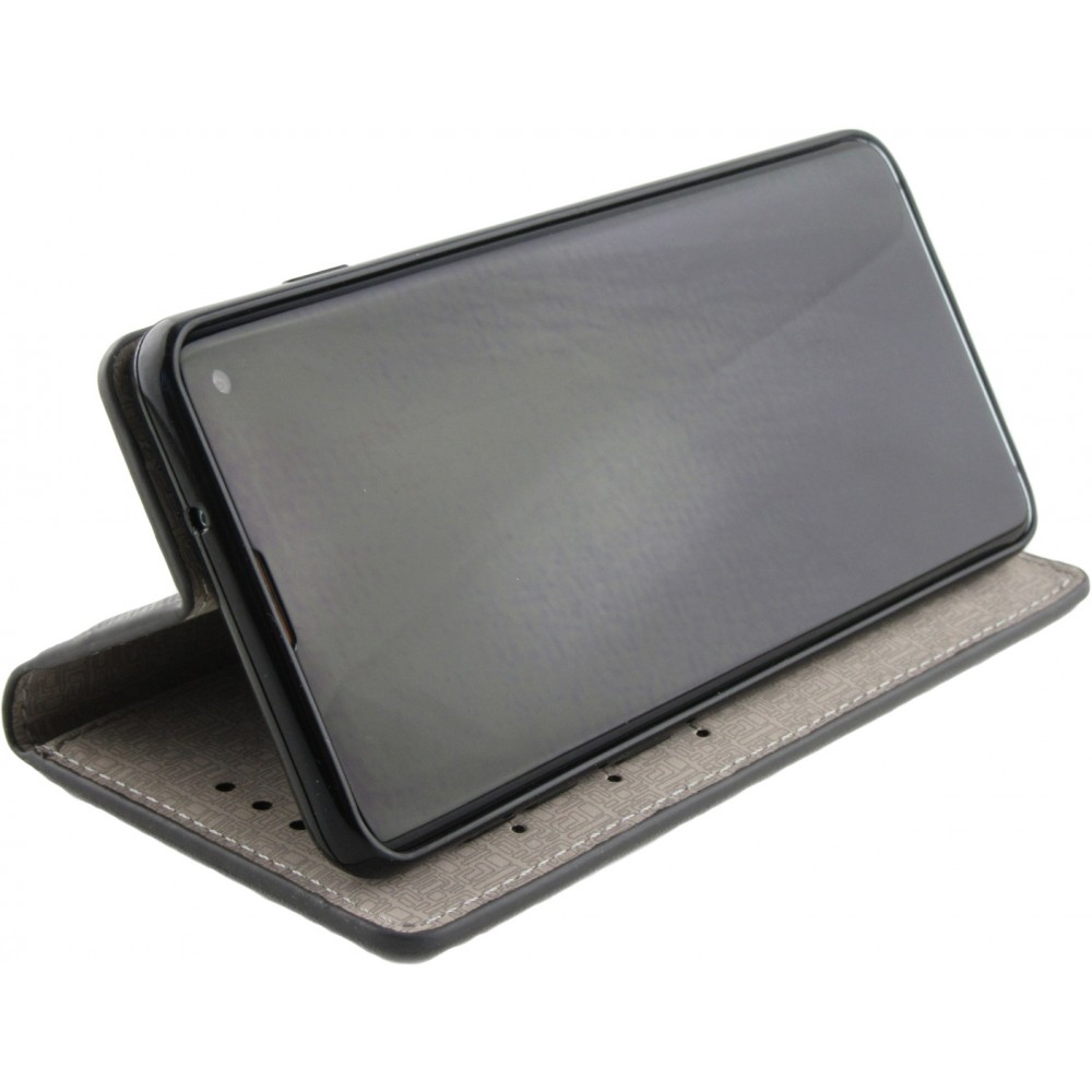 Hülle Samsung Galaxy S21 FE 5G - Flip Lines - Weiss