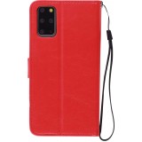 Hülle Huawei P30 Pro - Premium Flip Leder Tasche - Rot