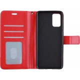 Hülle Huawei P30 Pro - Premium Flip Leder Tasche - Rot