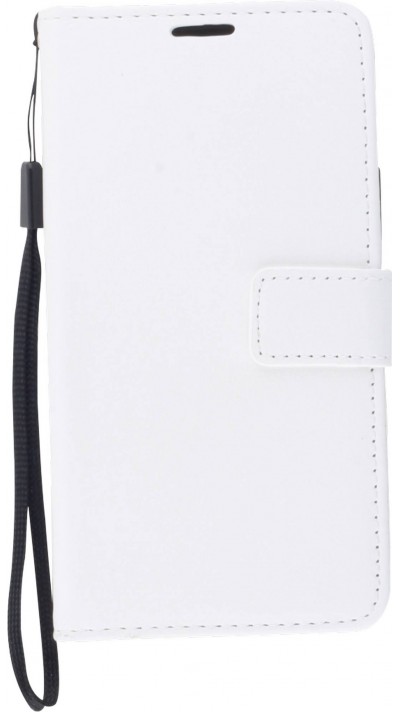 Hülle Samsung Galaxy A54 - Premium Flip Leder Tasche - Weiss
