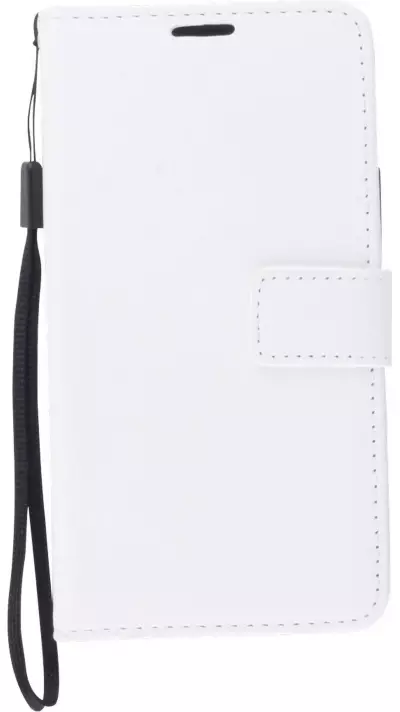 Hülle Huawei P30 Pro - Premium Flip Leder Tasche - Weiss