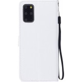 Hülle Samsung Galaxy A33 5G - Premium Flip Leder Tasche - Weiss