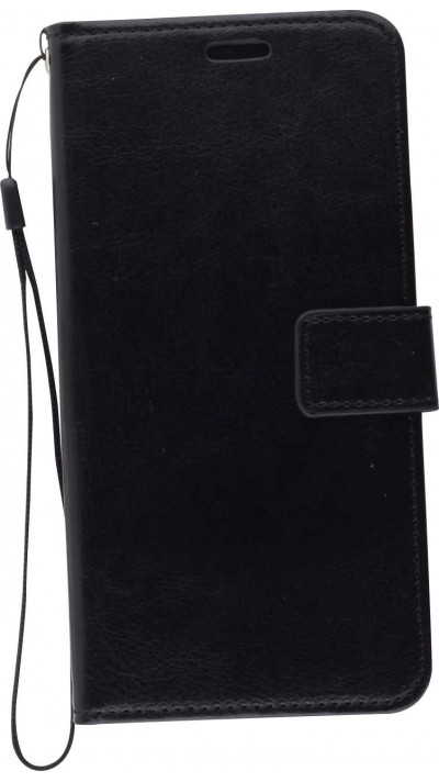 Hülle Samsung Galaxy S23+ - Premium Flip Leder Tasche - Schwarz