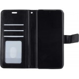 Fourre Samsung Galaxy S24 FE - Premium Flip cuir lisse porte-cartes - Noir