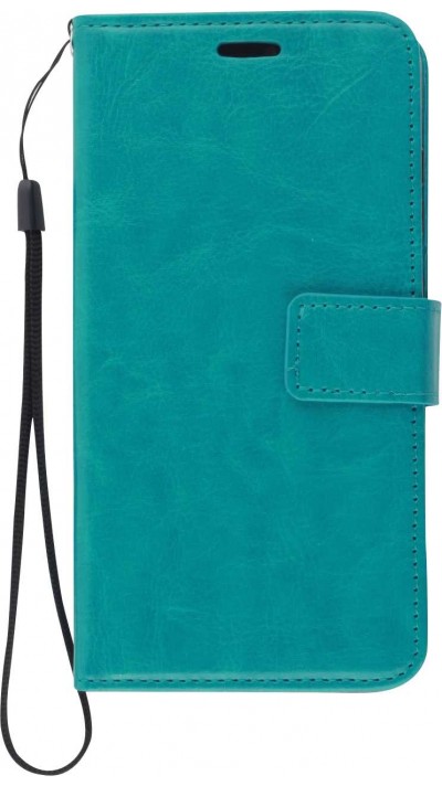 Hülle Samsung Galaxy S23+ - Premium Flip Leder Tasche - Türkis