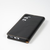 Fourre Samsung Galaxy S23+ - Flip Shierre Shann cuir véritable - Noir