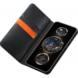 Samsung Galaxy S25 Case Hülle - Qialino Flip Matt Wallet Echtleder - Schwarz