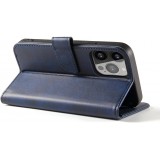Galaxy S25 Case H&uuml;lle - Magnetischer Klapp-Lederh&uuml;lle - Dunkelblau