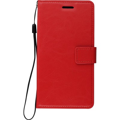 Hülle Samsung Galaxy S9+ - Premium Flip Leder Tasche - Rot