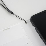 Hülle iPhone 11 - Premium Flip Leder Tasche - Weiss