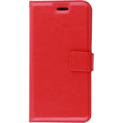 Hülle iPhone 12 / 12 Pro - Premium Flip Leder Tasche - Rot