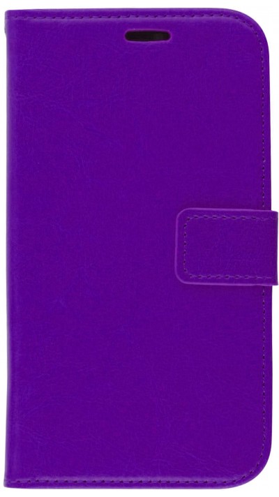 Hülle iPhone 11 - Premium Flip Leder Tasche - Violett