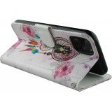 Hülle iPhone 11 - Flip Dreamcatcher owls