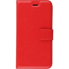 Hülle iPhone 13 Pro Max - Premium Flip Leder Tasche - Rot